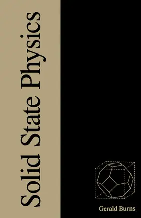 Burns |  Solid State Physics | eBook | Sack Fachmedien