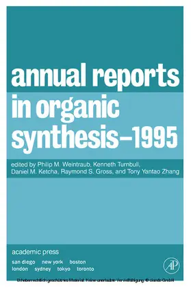 Weintraub |  Annual Reports in Organic Synthesis 1995 | eBook | Sack Fachmedien