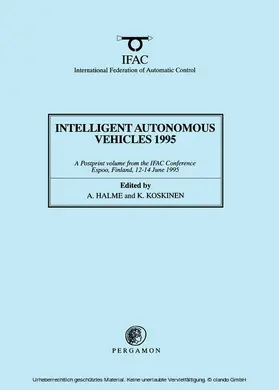 Koskinen / Halme |  Intelligent Autonomous Vehicles 1995 | eBook | Sack Fachmedien