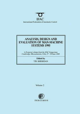 Sheridan |  Analysis, Design and Evaluation of Man-Machine Systems 1995 | eBook | Sack Fachmedien