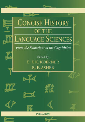 Koerner / Asher |  Concise History of the Language Sciences | eBook | Sack Fachmedien