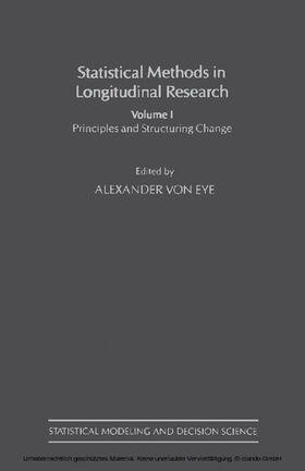  Statistical Methods in Longitudinal Research | eBook | Sack Fachmedien