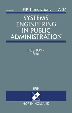 Bonin |  Systems Engineering in Public Administration | eBook | Sack Fachmedien