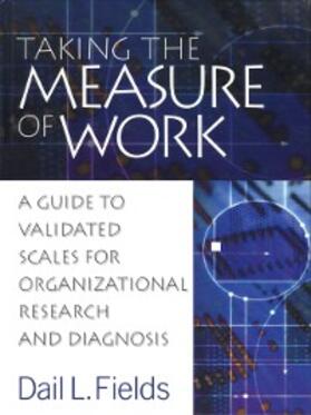 Fields |  Taking the Measure of Work | eBook | Sack Fachmedien
