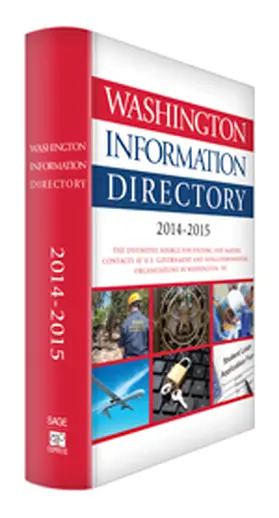 CQ Press |  Washington Information Directory 2014-2015 | Buch |  Sack Fachmedien