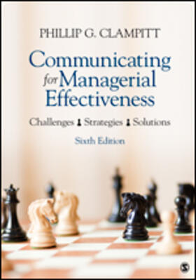 Clampitt |  Communicating for Managerial Effectiveness | Buch |  Sack Fachmedien