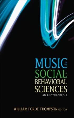 Thompson |  Music in the Social and Behavioral Sciences | eBook | Sack Fachmedien