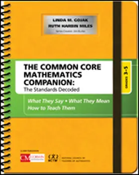 Gojak / Harbin Miles |  The Common Core Mathematics Companion: The Standards Decoded, Grades 3-5 | Buch |  Sack Fachmedien