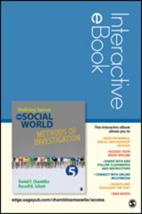 Chambliss / Schutt |  Making Sense of the Social World Interactive eBook Student Version | Sonstiges |  Sack Fachmedien
