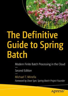 Minella |  The Definitive Guide to Spring Batch | Buch |  Sack Fachmedien