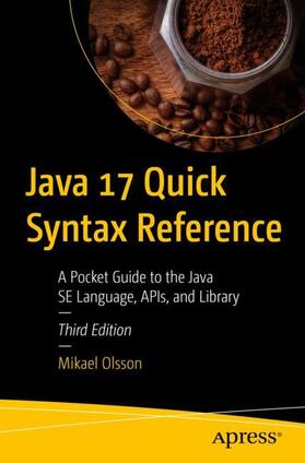 Olsson |  Java 17 Quick Syntax Reference | Buch |  Sack Fachmedien