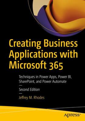 Rhodes |  Creating Business Applications with Microsoft 365 | Buch |  Sack Fachmedien
