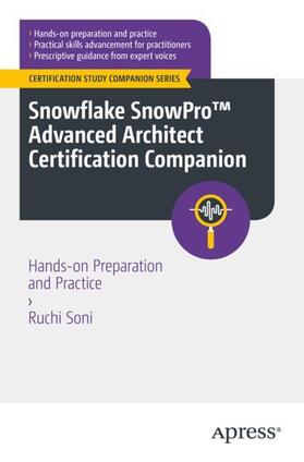 Soni |  Snowflake SnowPro¿ Advanced Architect Certification Companion | Buch |  Sack Fachmedien