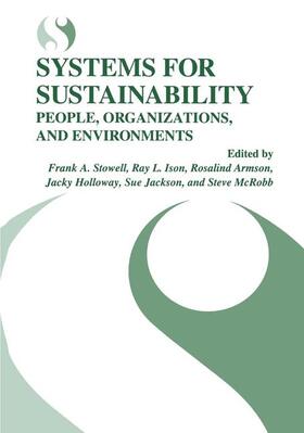 Stowell / Ison / McRobb |  Systems for Sustainability | Buch |  Sack Fachmedien