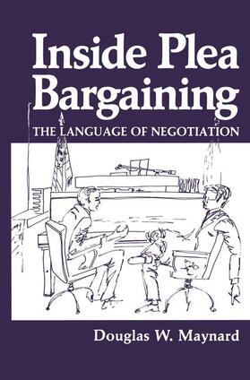 Maynard |  Inside Plea Bargaining | Buch |  Sack Fachmedien