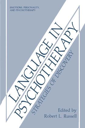 Russell |  Language in Psychotherapy | Buch |  Sack Fachmedien
