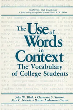 Black / Stratton / Nichols | The Use of Words in Context | E-Book | sack.de