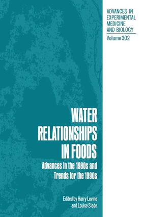 Slade / Levine |  Water Relationships in Foods | Buch |  Sack Fachmedien