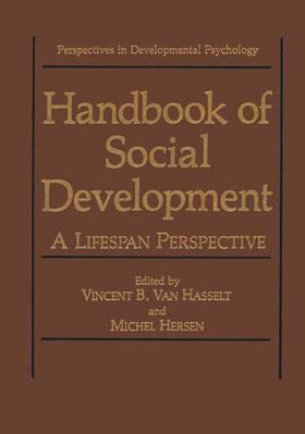 Hersen / Van Hasselt |  Handbook of Social Development | Buch |  Sack Fachmedien