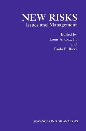 Ricci / Cox |  New Risks: Issues and Management | Buch |  Sack Fachmedien