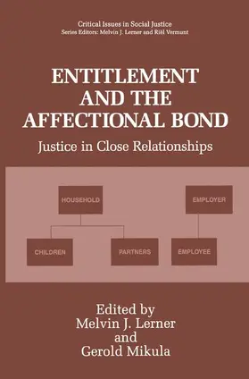 Mikula / Lerner |  Entitlement and the Affectional Bond | Buch |  Sack Fachmedien