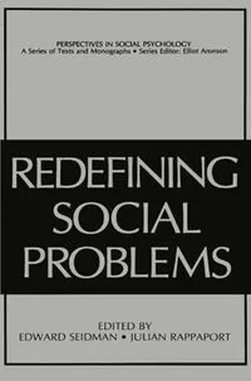 Seidman / Rappaport |  Redefining Social Problems | eBook | Sack Fachmedien