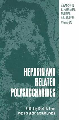 Lane / Lindahl / Björk |  Heparin and Related Polysaccharides | Buch |  Sack Fachmedien