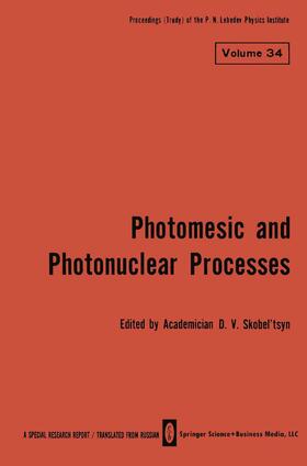 Skobel tsyn |  Photomesic and Photonuclear Processes | Buch |  Sack Fachmedien