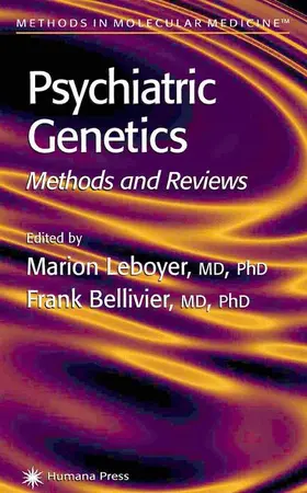 Bellivier / Leboyer |  Psychiatric Genetics | Buch |  Sack Fachmedien