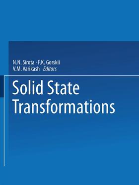 Sirota |  Solid State Transformations | Buch |  Sack Fachmedien