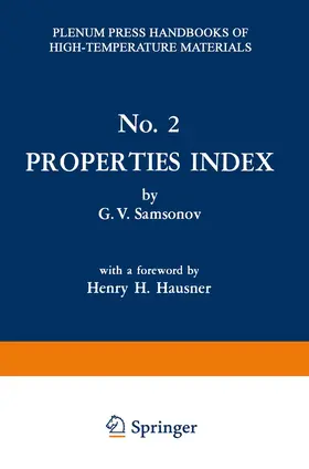 Samsonov |  Properties Index | Buch |  Sack Fachmedien