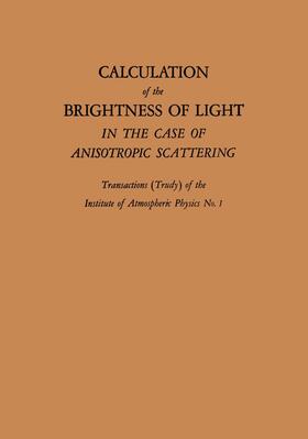 Atroshenko |  Calculation of the Brightness of Light | Buch |  Sack Fachmedien