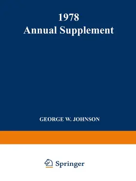 Johnson |  1978 Annual Supplement | Buch |  Sack Fachmedien