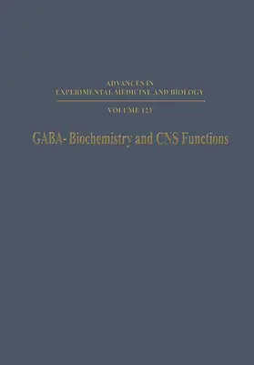 Mandel |  GABA¿Biochemistry and CNS Functions | Buch |  Sack Fachmedien