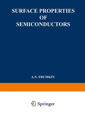 Frumkin |  Surface Properties of Semiconductors / Poverkhnostnye Svoistva Poluprovodnikov / &#1055;&#1086;&#1074;&#1077;&#1088;&#1093;&#1085;&#1086;&#1089;&#1090;&#1085;&#1099;&#1077; &#1057;&#1074;&#1086;&#1080;&#1089;&#1090;&#1074;&#1072; &#1055;&#1086;&#955;&#1091 | Buch |  Sack Fachmedien