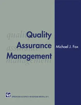 Fox |  Quality Assurance Management | eBook | Sack Fachmedien