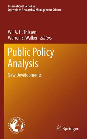 Walker / Thissen |  Public Policy Analysis | Buch |  Sack Fachmedien
