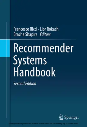 Ricci / Rokach / Shapira |  Recommender Systems Handbook | eBook | Sack Fachmedien