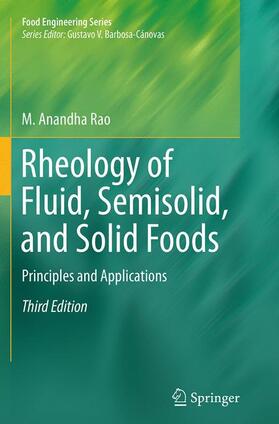 Rao |  Rheology of Fluid, Semisolid, and Solid Foods | Buch |  Sack Fachmedien