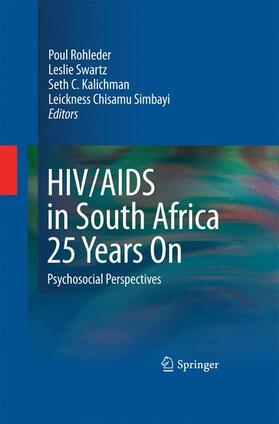 Rohleder / Swartz / Simbayi |  HIV/AIDS in South Africa 25 Years On | Buch |  Sack Fachmedien