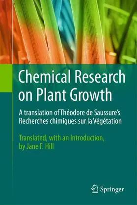 de Saussure |  Chemical Research on Plant Growth | Buch |  Sack Fachmedien