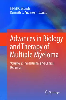 Anderson / Munshi |  Advances in Biology and Therapy of Multiple Myeloma | Buch |  Sack Fachmedien