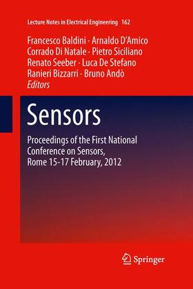 Baldini / D’Amico / Di Natale |  Sensors | Buch |  Sack Fachmedien