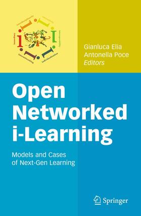 Poce / Elia |  Open Networked "i-Learning" | Buch |  Sack Fachmedien