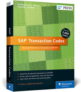 Krishnamoorthy / Murray / Reynolds |  SAP TRANSACTION CODES ENLARGED | Buch |  Sack Fachmedien