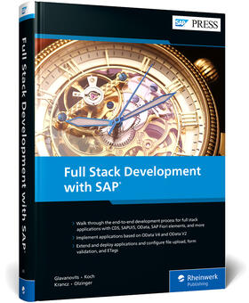Glavanovits / Koch / Krancz |  Full Stack Development with SAP | Buch |  Sack Fachmedien