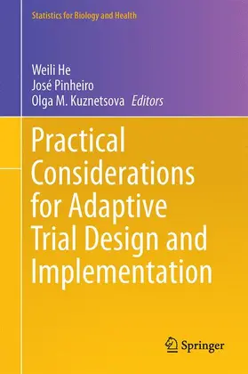 He / Kuznetsova / Pinheiro |  Practical Considerations for Adaptive Trial Design and Implementation | Buch |  Sack Fachmedien