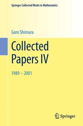 Shimura |  Collected Papers IV | Buch |  Sack Fachmedien