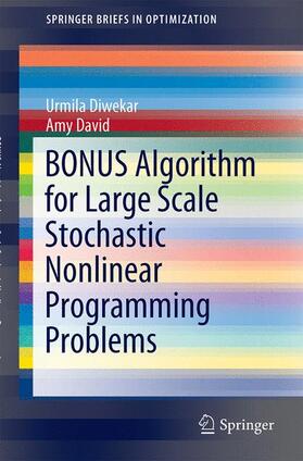 David / Diwekar |  BONUS Algorithm for Large Scale Stochastic Nonlinear Programming Problems | Buch |  Sack Fachmedien