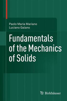 Galano / Mariano |  Fundamentals of the Mechanics of Solids | Buch |  Sack Fachmedien